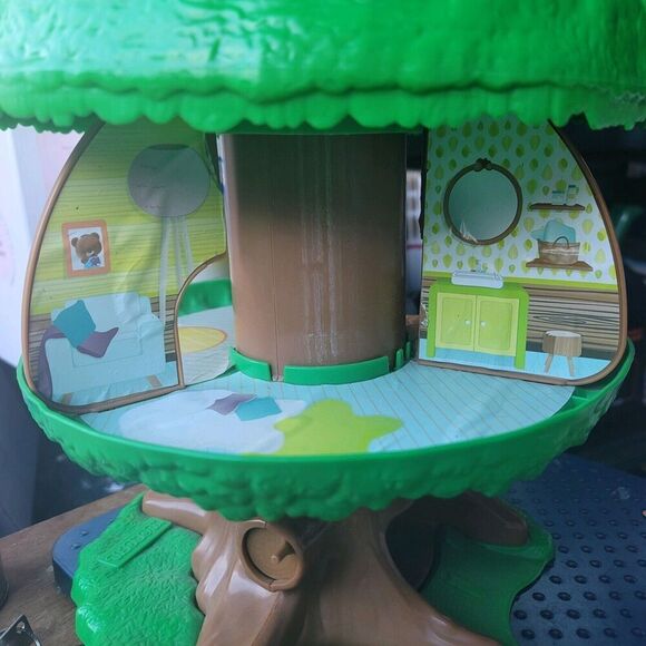 Vtg 1970’s Vulli 'Magic Pop Up Tree House' Plastic - France - Picture 7 of 11